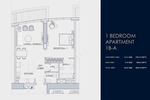 Apartment in IMPERIAL AVENUE in Downtown Dubai (Downtown Burj Dubai), Dubai 1 bedroom, 80 sq.m. № 103926 - photo 7