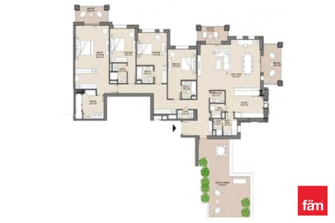 Ático en Umm Suqeim, Dubai, 4 dormitorios, 347.8 m², № 96477 - foto 25