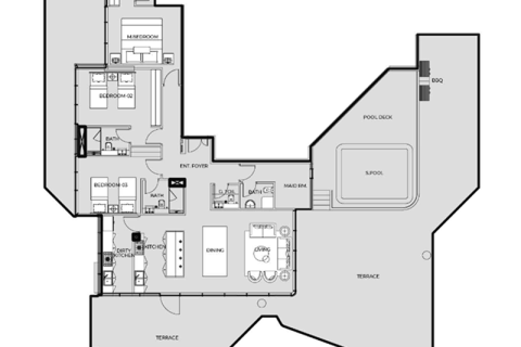 Appartement à Dubai, 1 chambre, 76 m², № 92708 - photo 8