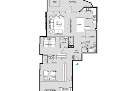 Appartement à Dubai, 1 chambre, 76 m², № 92708 - photo 7