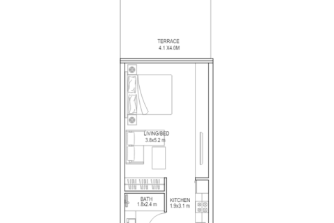 شقة في Dubai Sports City, دبي استوديو, 45 م² رقم 92707 - صورة 8