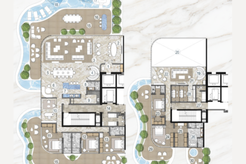 Ático en Dubai, 3 dormitorios, 401 m², № 92718 - foto 7