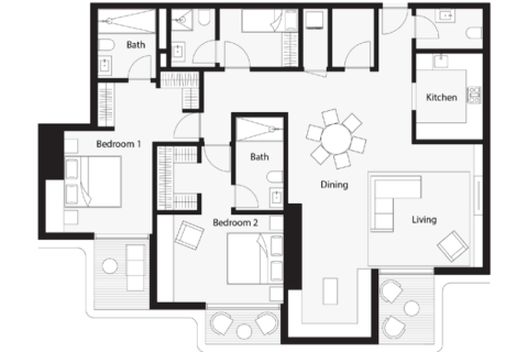 Apartamento en Sheikh Zayed Road, Dubai, 1 dormitorio, 87 m², № 92717 - foto 8