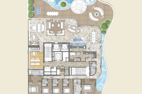 Ático en Al Safa, Dubai, 3 dormitorios, № 92710 - foto 10