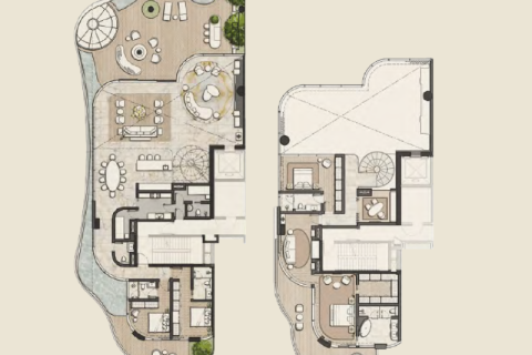 Ático en Al Safa, Dubai, 3 dormitorios, № 92710 - foto 8