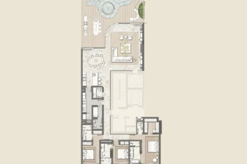 Ático en Al Safa, Dubai, 3 dormitorios, № 92710 - foto 6