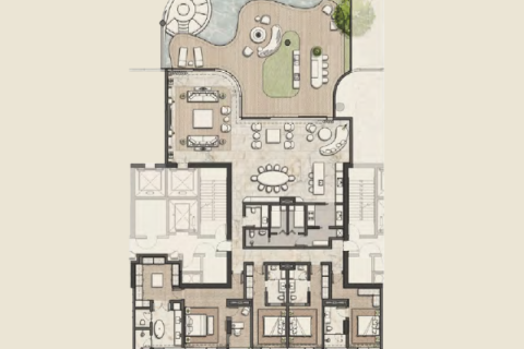 Ático en Al Safa, Dubai, 3 dormitorios, № 92710 - foto 7