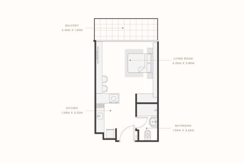 Apartment in Mohammed Bin Rashid City, Dubai studio, 41 sq.m. № 103959 - photo 4