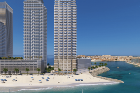 Apartamento en BEACHGATE BY ADDRESS en EMAAR Beachfront, Dubai Harbour, Dubai, 1 dormitorio, 73 m², № 103968