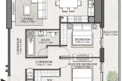 Apartment in BEACHGATE BY ADDRESS in EMAAR Beachfront, Dubai Harbour, Dubai 1 bedroom, 73 sq.m. № 103968 - photo 4