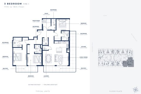 Apartment in Dubai Healthcare City, Dubai studio, 34 sq.m. № 103962 - photo 2