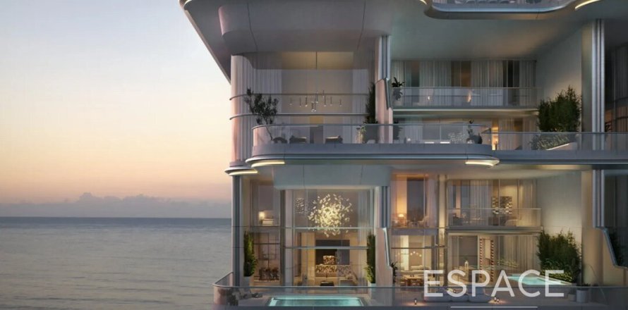 Квартира в Пальме Джумейре, Дубай, 4 спальни, 660м², № 61877