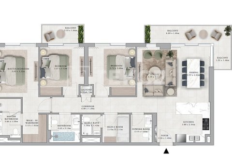 Appartement à Dubai Hills Estate, Dubai, 2 chambres, 146 m², № 9178 - photo 10