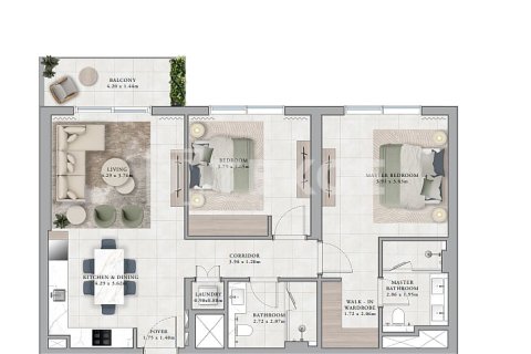 Apartamento en Dubai Hills Estate, Dubai, 3 dormitorios, 144 m², № 9179 - foto 9