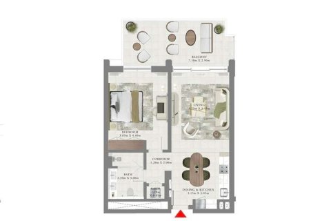 Apartment in Dubai 1 bedroom, 92.1 sq.m. № 11999 - photo 14