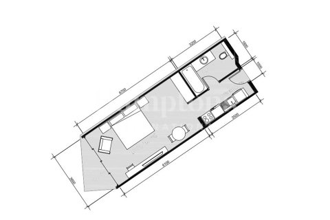 Apartment in Marasi Business Bay, Business Bay, Dubai studio, 40.0412 sq.m. № 84964