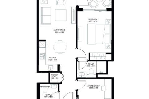 Apartment in Mohammed Bin Rashid City, Dubai 1 bedroom, 69 sq.m. № 92364 - photo 7