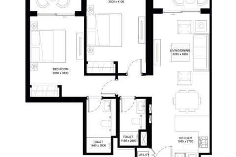 Apartment in Mohammed Bin Rashid City, Dubai 1 bedroom, 69 sq.m. № 92364 - photo 4