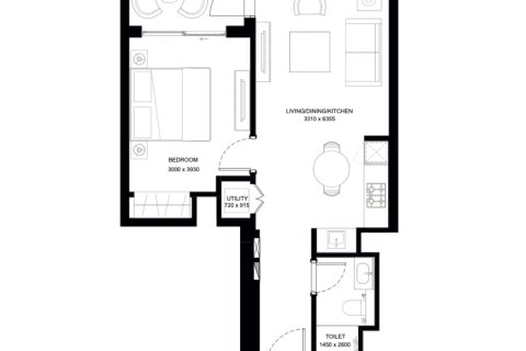 Apartment in Mohammed Bin Rashid City, Dubai 1 bedroom, 69 sq.m. № 92364 - photo 6