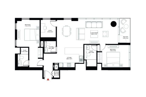 Apartment in Mohammed Bin Rashid City, Dubai 1 bedroom, 69 sq.m. № 92364 - photo 8