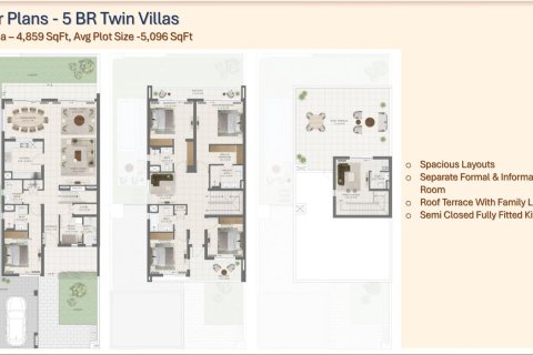 Townhouse in The Valley, Dubai 3 bedrooms, 346 sq.m. № 103708 - photo 2