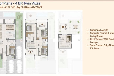 Townhouse in The Valley, Dubai 3 bedrooms, 346 sq.m. № 103708 - photo 4