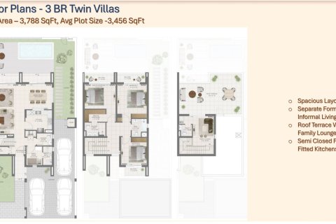 Townhouse in The Valley, Dubai 3 bedrooms, 346 sq.m. № 103708 - photo 6
