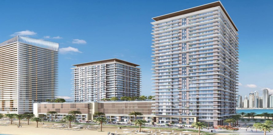 Квартира в BEACH ISLE в EMAAR Beachfront, Дубай, 2 спальни, 102м², № 30992