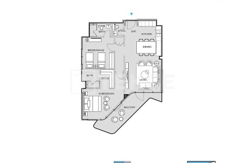 Appartement à Dubai, 3 chambres, 154 m², № 72414 - photo 22