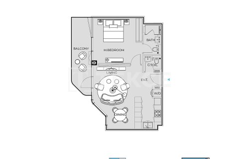 Appartement à Dubai, 2 chambres, 111 m², № 72413 - photo 23