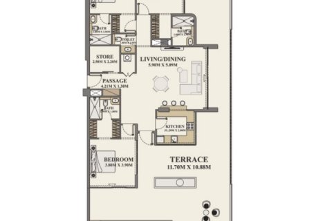 Apartamento en Al Furjan, 3 dormitorios, 441.98  m², № 31480 - foto 2