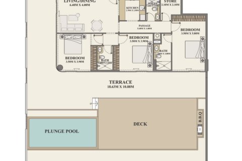 Apartamento en Al Furjan, 3 dormitorios, 357.77  m², № 31479 - foto 2