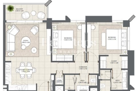 Townhouse in Camelia, Arabian Ranches 2, Dubai 3 bedrooms, 112.24 sq.m. № 105676