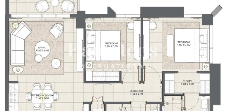 Townhouse in Camelia, Arabian Ranches 2, Dubai 3 bedrooms, 112.24 sq.m. № 105676