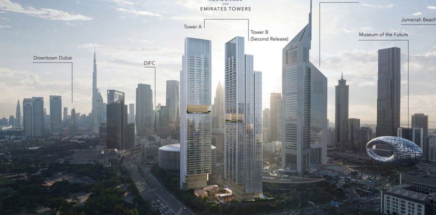 شقة في DIFC, دبي 2 غرف نوم, 108.2 م² رقم 47115