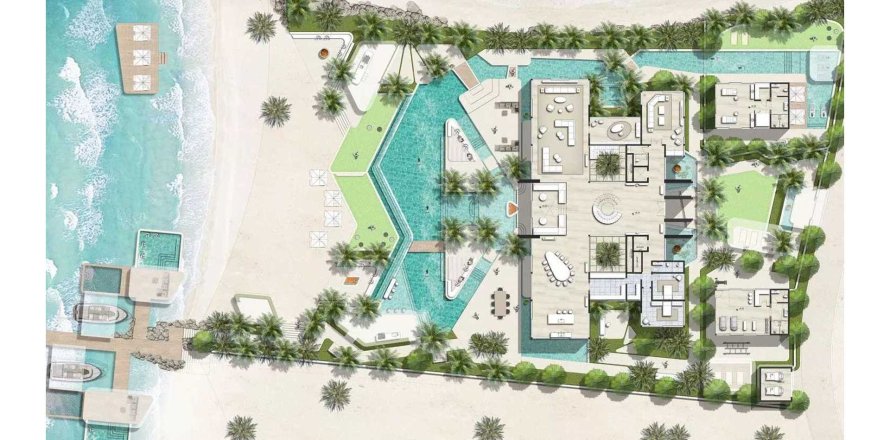 Вилла в AMALI ISLAND в The World Islands, Дубай, 5 спален, 1178.94м², № 31165