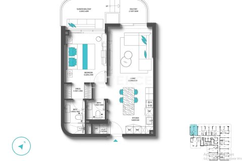 Купить квартиру в Дубае: 2 спальни, 121м², № 94369 - фото 28