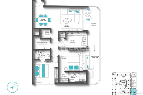 Купить квартиру в Дубае: 3 спальни, 253м², № 94370 - фото 30