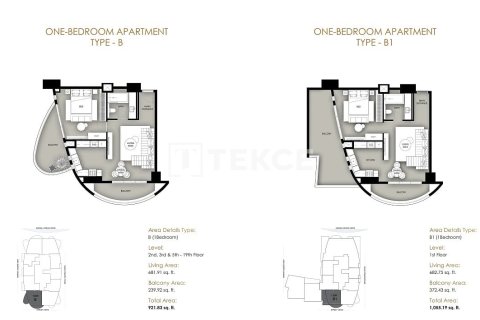 Apartment in Dubai Marina, Dubai studio, 48 sq.m. № 38518 - photo 27
