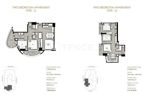 Apartment in Dubai Marina, Dubai studio, 48 sq.m. № 38518 - photo 30