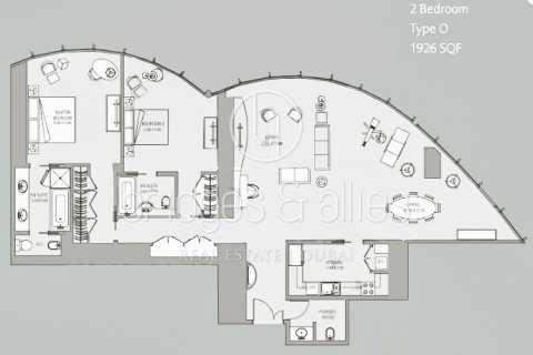 Appartement à Downtown Dubai (Downtown Burj Dubai), Dubai, 2 chambres, 178.9 m², № 47332 - photo 15