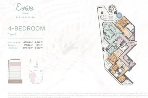 Apartamento en Dubai, 2 dormitorios, 276.9 m², № 10689 - foto 16