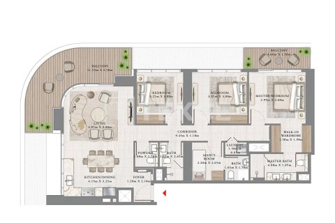 Apartment in Dubai Harbour, Dubai 2 bedrooms, 128 sq.m. № 8959 - photo 11