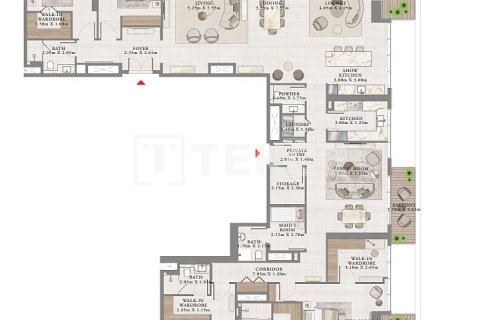 Apartment in Dubai Harbour, Dubai 2 bedrooms, 128 sq.m. № 8959 - photo 12