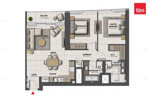 Apartment in Dubai 2 bedrooms, 110.6 sq.m. № 49351 - photo 26