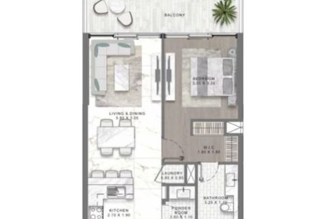 Apartment in Mohammed Bin Rashid City, Dubai 1 bedroom, 71 sq.m. № 103884 - photo 9