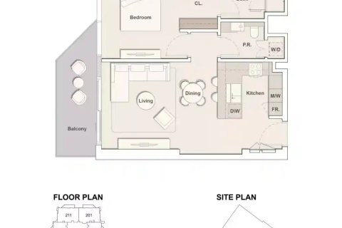 Apartment in Eltiera Views in Jumeirah Lake Towers, Dubai 1 bedroom, 78 sq.m. № 103886 - photo 6