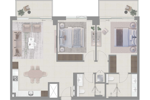 Apartment in Aurea in Mina Rashid, Dubai 1 bedroom, 74 sq.m. № 103885 - photo 9