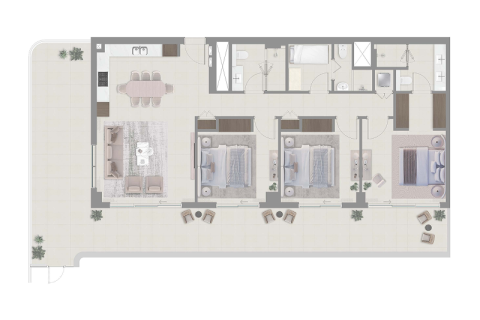 Apartment in Aurea in Mina Rashid, Dubai 1 bedroom, 74 sq.m. № 103885 - photo 10