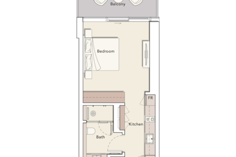 Apartamento en Dubai, estudio, 48 m², № 92696 - foto 7